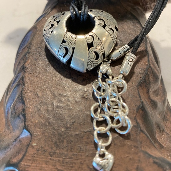 Brighton Kismet Heart Puffy Necklace - Picture 2 of 4